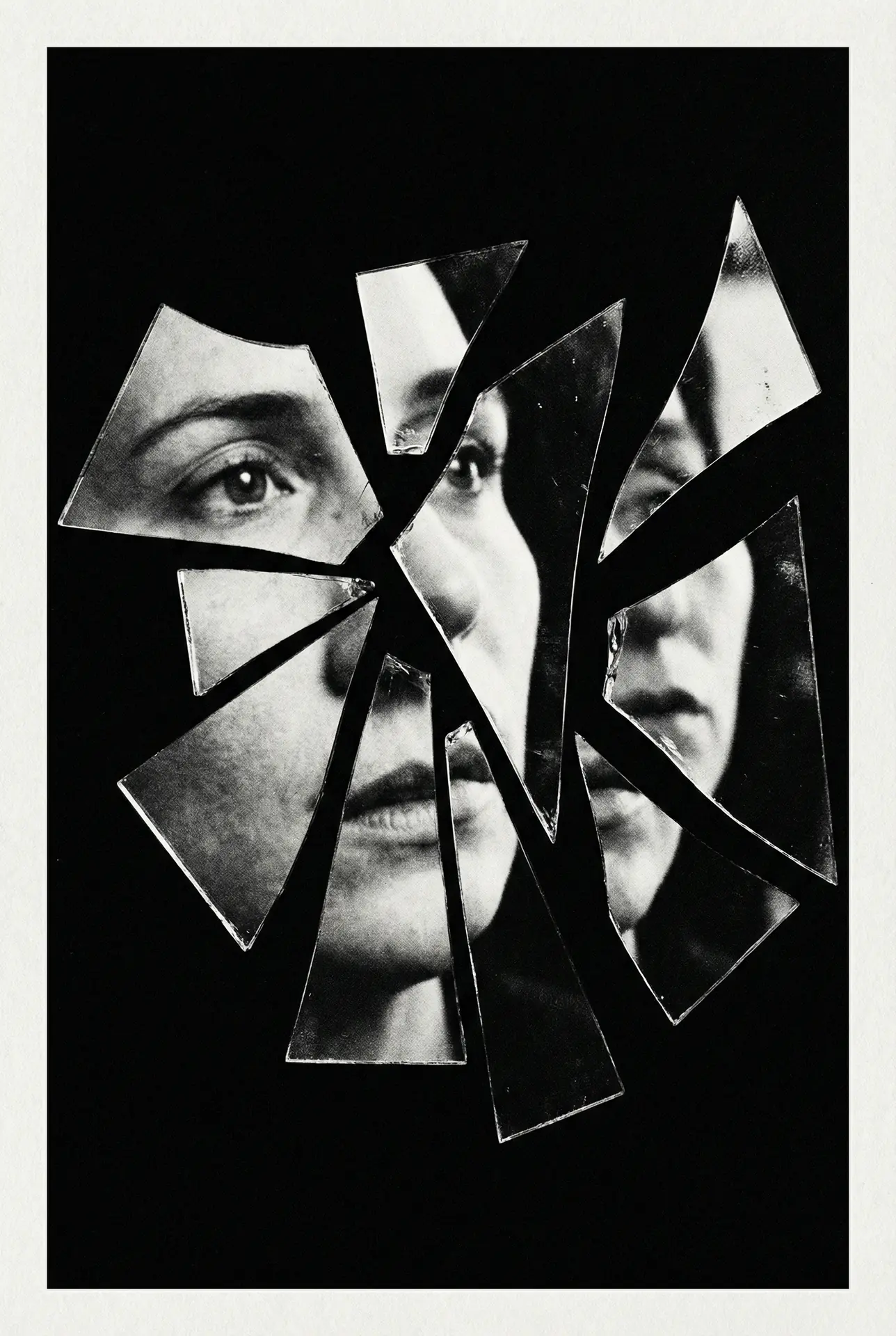 独立电影 影片海报：碎裂的面孔